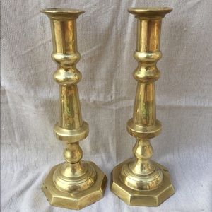Brass candlestick